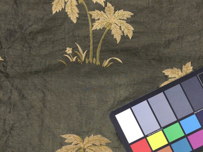 Green Drapery Fabric