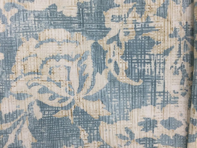 Blue Floral Fabric