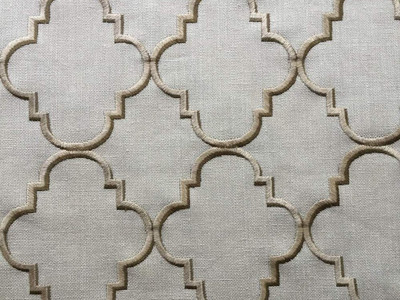 Embroidered Upholstery Fabric