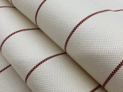 Red And White Upholstery Fabric