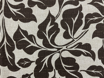 Brown Textured Basketweave Upholstery Fabric