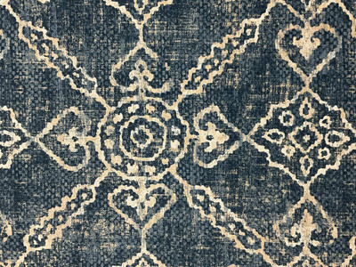 White Bohemian Fabric