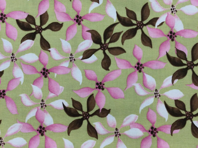 Brown Garden Fabric