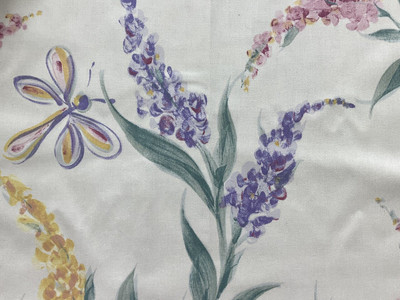Purple Garden Fabric