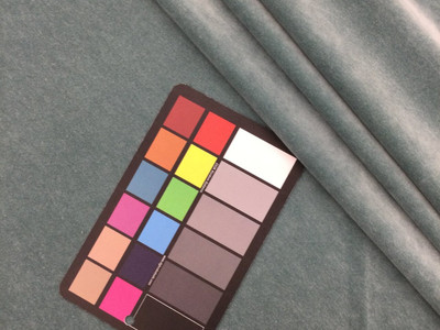 Light Blue Velvet Upholstery Fabric