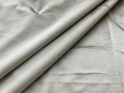 Beige Velvet Upholstery