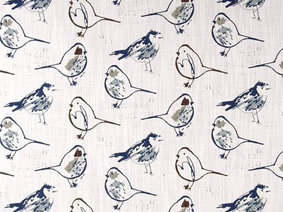 Bird Print Upholstery Fabric
