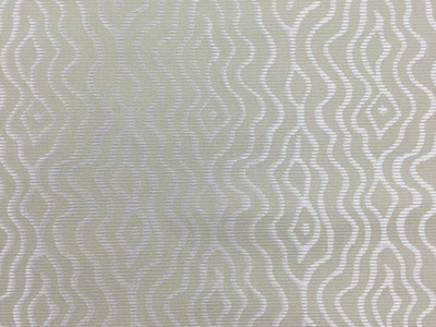 Off White Abstract Fabric