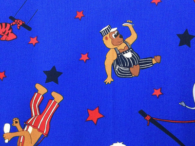 Brown Animals Fabric