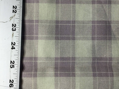 Beige Plaid Fabric