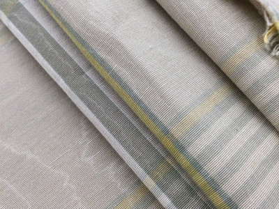 Gold Plaid Fabric