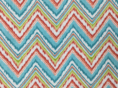 Blue Chevron Fabric