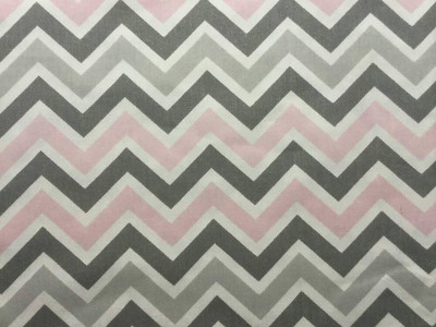 Pink Chevron Fabric