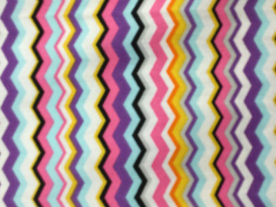 Purple Chevron Fabric