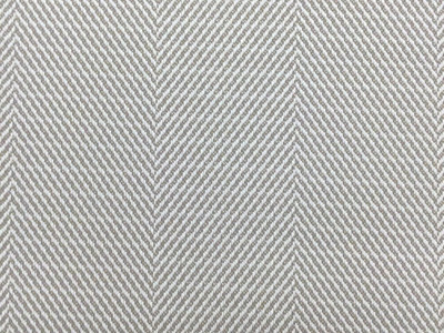 Off White Herringbone Fabric