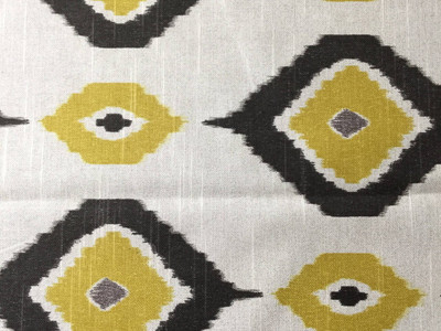 Yellow Ikat Fabric