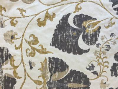 Yellow Jacobean Fabric