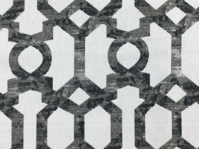 White Lattice Fabric