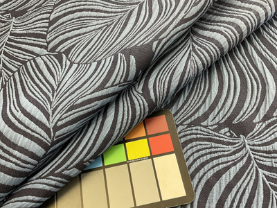 Blue Matelasse Fabric