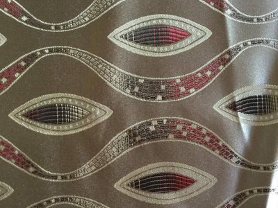 Beige Ogee Fabric