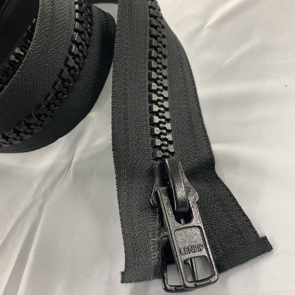 #10 Marine Zipper Black 60 Inches Long