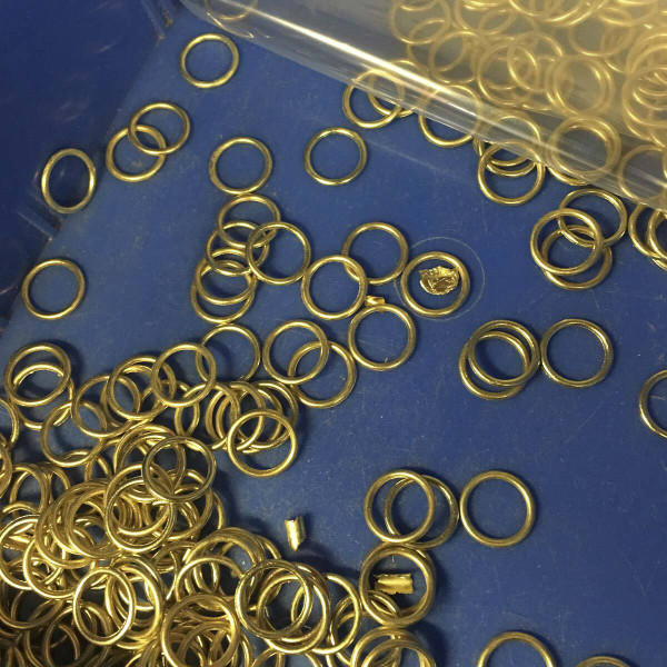 Sew In Brass Roman Shade Rings | Individually and by the pack