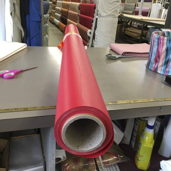 3 ply Industrial Vinyl Fabric | Red | 14 oz. | Outdoor Covers / Tarps | 62" Wide | By the Yard