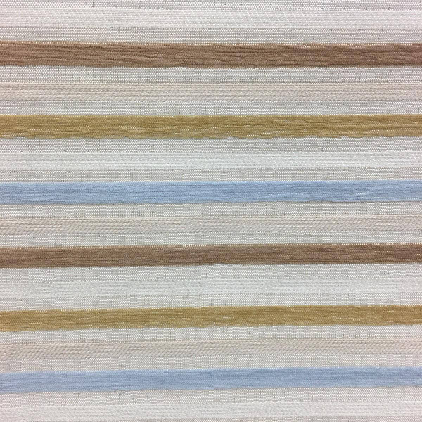 Natural Off White Chenille Stripe Upholstery | Soft  Durable Upholstery Fabric