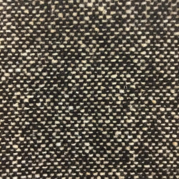Brown and White Tweed Weave Wool Fabric | |70/30 | 20oz