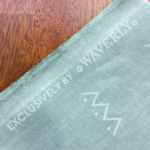 Zig Zag Doodles in Sea glass Blue-Green Home Decor Fabric | Waverly | 54" Wide | By the Yard