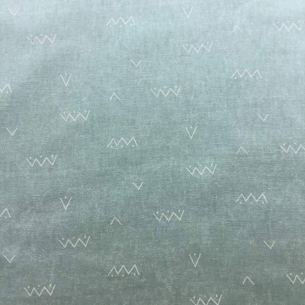 Zig Zag Doodles in Sea glass Blue-Green Home Decor Fabric | Waverly | 54" Wide | By the Yard