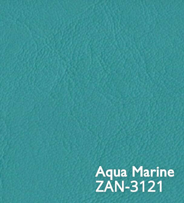 Aqua Marine Blue Marine Vinyl Fabric | ZAN-3121 | Spradling Softside ZANDER | Upholstery Vinyl for Boats / Automotive / Commercial Seating | 54"W | BTY