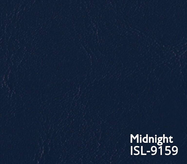 Midnight Blue Marine Vinyl Fabric | ISL-9159 | Spradling Softside ISLANDER | Upholstery Vinyl for Boats / Automotive / Commercial Seating | 54"W | BTY