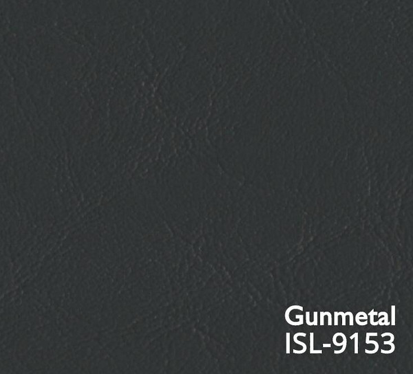 Gunmetal Grey Marine Vinyl Fabric | ISL-9153 | Spradling Softside ISLANDER | Upholstery Vinyl for Boats / Automotive / Commercial Seating | 54"W | BTY