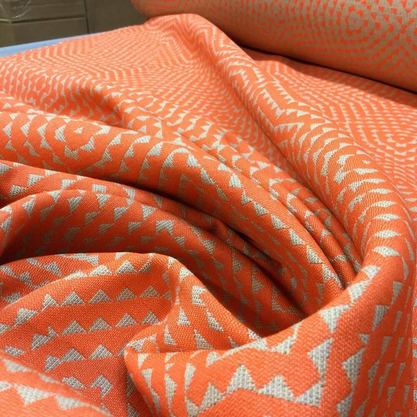 Sunbrella SKYLIGHT II TANGERINE | Furniture Weight Fabric | 54 Wide | 4026-0001
