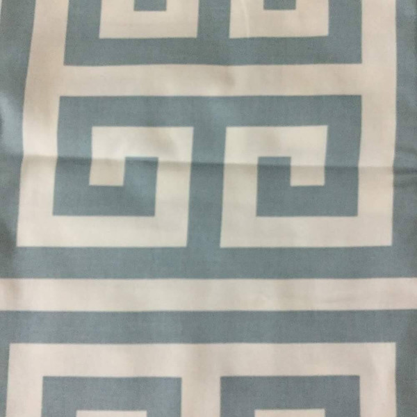 Greek Key in Blue / White | Home Decor Fabric | Premier Prints | 54 Wide | BTY
