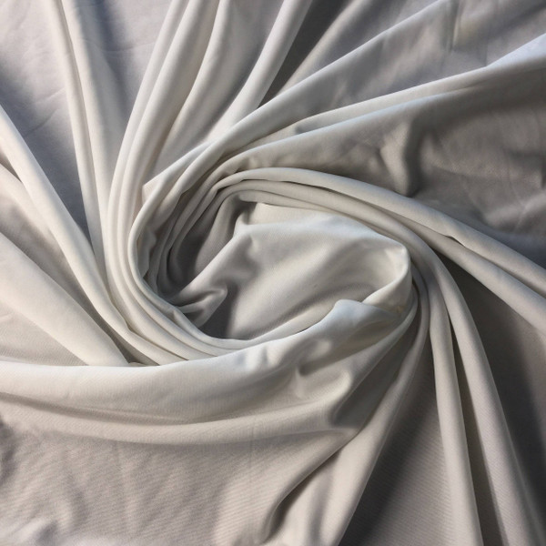 White Low Pile Velour Stretch Woven Fabric | Apparel | Crafts | Home  Decor | By The Yard | 60 inch wide
