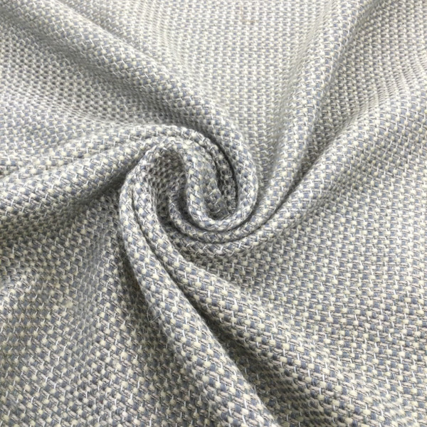 Textured woven Bluegreen and White | Upholstery Fabric | 54