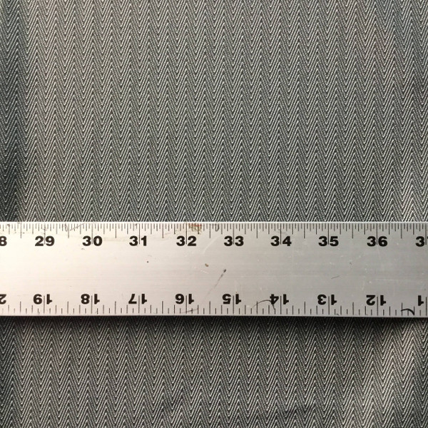 Black and White Herringbone Gabardine Fabric | Poly Cotton Twill Weave | Apparel Pants Skirts Suit