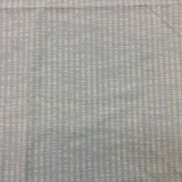 Blue and White Subtle Stripes | Upholstery Fabric | 58 W | By the Yard | Durable