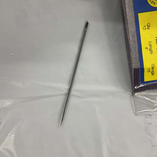 Osborne 504 Upholsterers Needle - 4 inch - 15 gauge