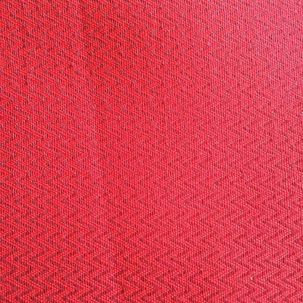 Red Micro Chevron | Upholstery and Drapery Fabric | 56 Wide | By the Yard