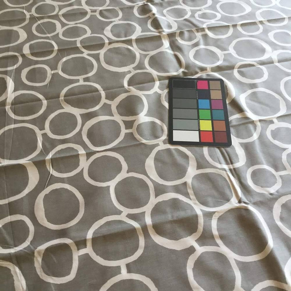Modern Gray with White Circles | Home Decor Fabric | Premier Prints | 54 Wide | BTY