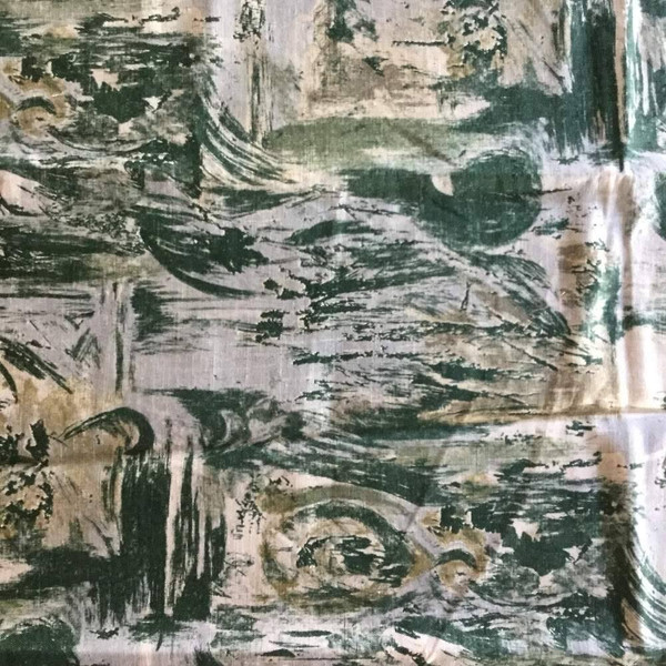 Michelangelo in Green by Sandpiper Studios | Home Decor Fabric | 54 Wide | BTY