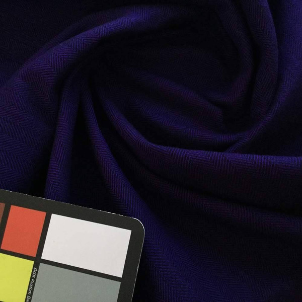 Violet Purple Herringbone Twill | Upholstery / Slipcover Fabric | 54 Wide | BTY