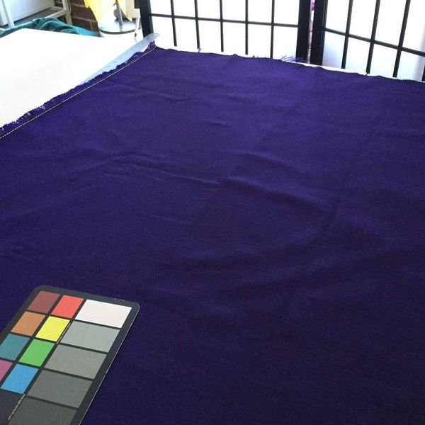 Violet Purple Herringbone Twill | Upholstery / Slipcover Fabric | 54 Wide | BTY