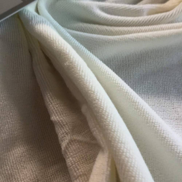 White Plush Piled Upholstery Fabric | 55 Wide | By the Yard | Super Soft
