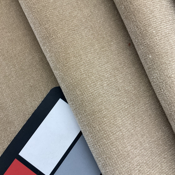 Dark Tan | Apollo Velvet Upholstery Home Decor Fabric | 54 Wide | BTY | Soft
