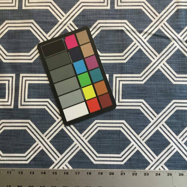 Lattice in Denim Blue and White | Premier Prints | Home Decor Fabric | 54 Wide