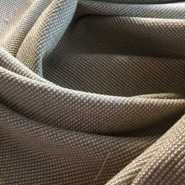 Light Tan Basketweave Upholstery Fabric | Heavy Duty | 54 Wide | By the Yard
